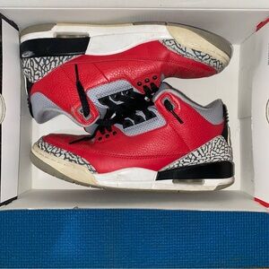 Air Jordan 3 - Fire Red Unite - Sz 8 Mens